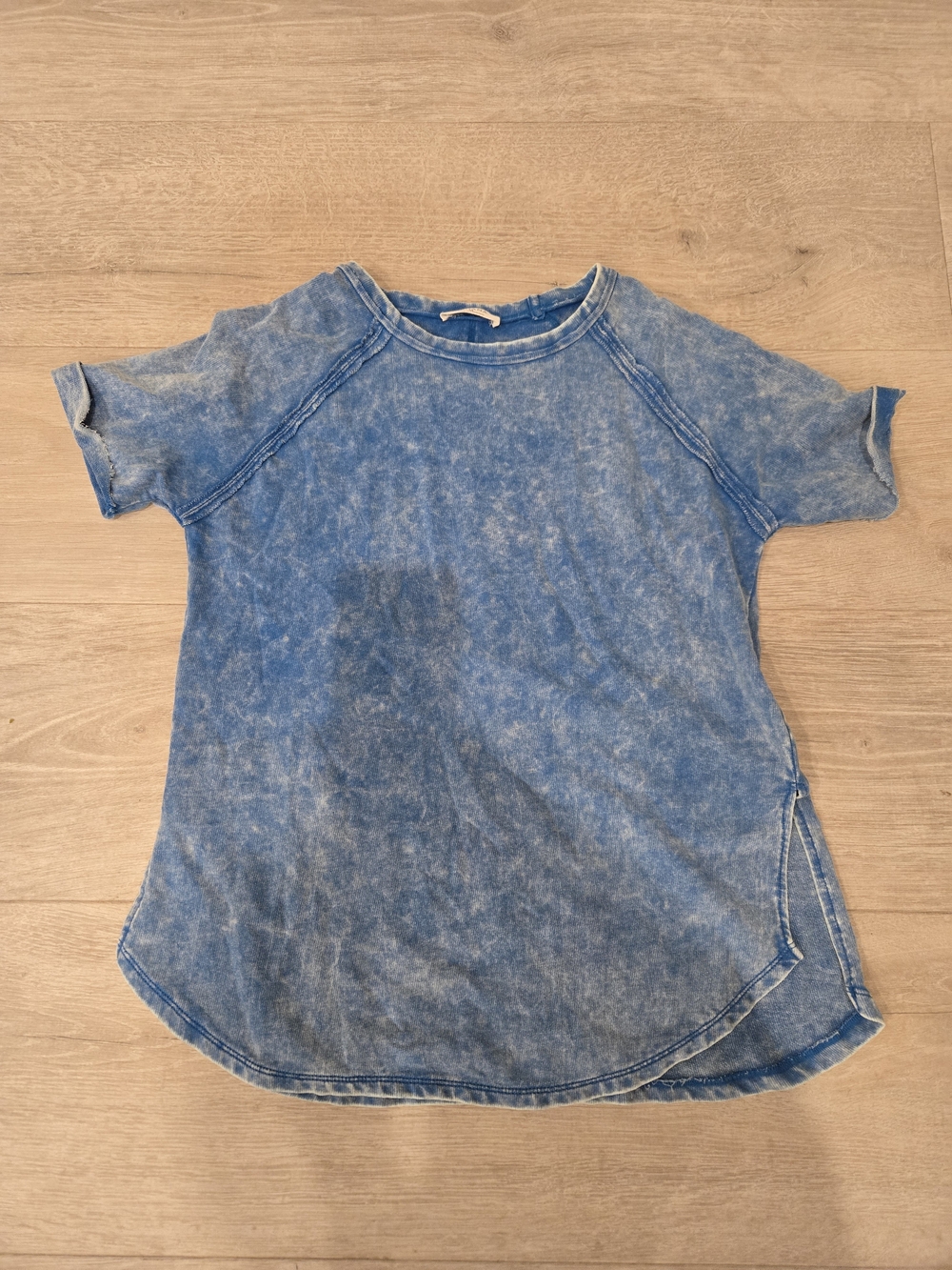 Zenana Outfitters Faded Blue Short Sleeve Tee